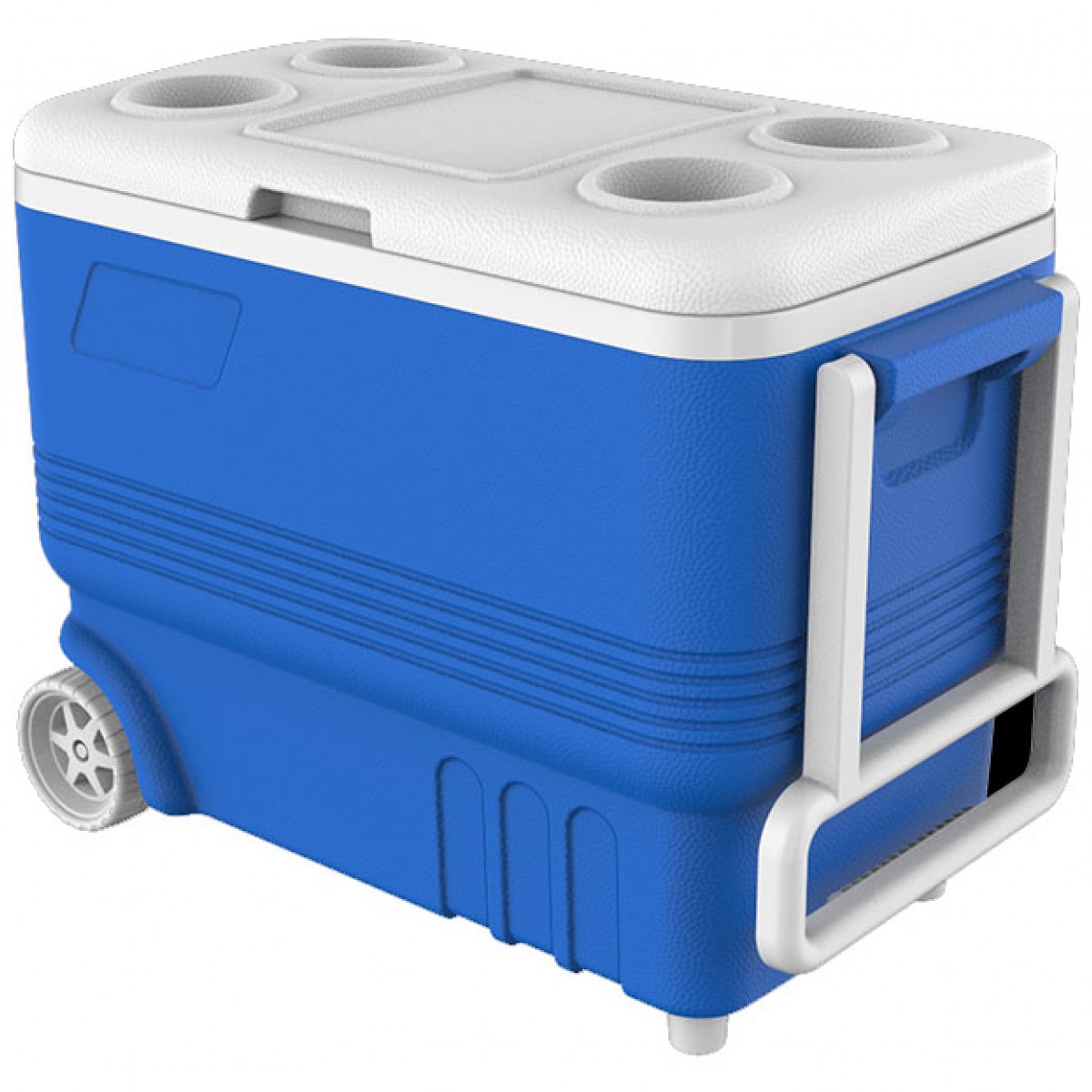 Изотермический контейнер (термобокс) 45 литров на колесиках
