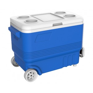 Изотермический контейнер (термобокс) 45 литров на колесиках