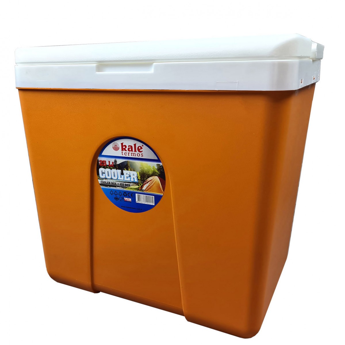 Изотермический контейнер (термобокс) 25 литров оранжевый